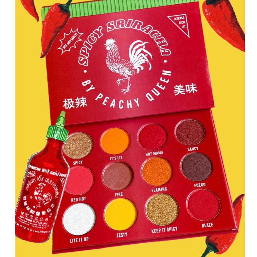 Sriracha make up pallet